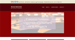 Desktop Screenshot of estudioruizrocha.com