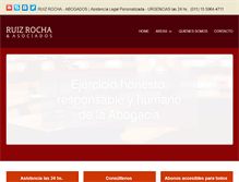 Tablet Screenshot of estudioruizrocha.com